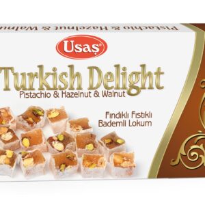Usaş Fındıklı Fıstıklı Bademli Lokum