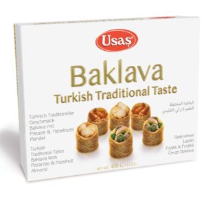 Usaş Geleneksel Lezzet Fıstıklı Fındıklı Baklava