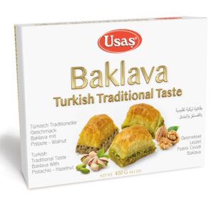 Usaş Geleneksel Lezzet Fıstıklı Cevizli Baklava